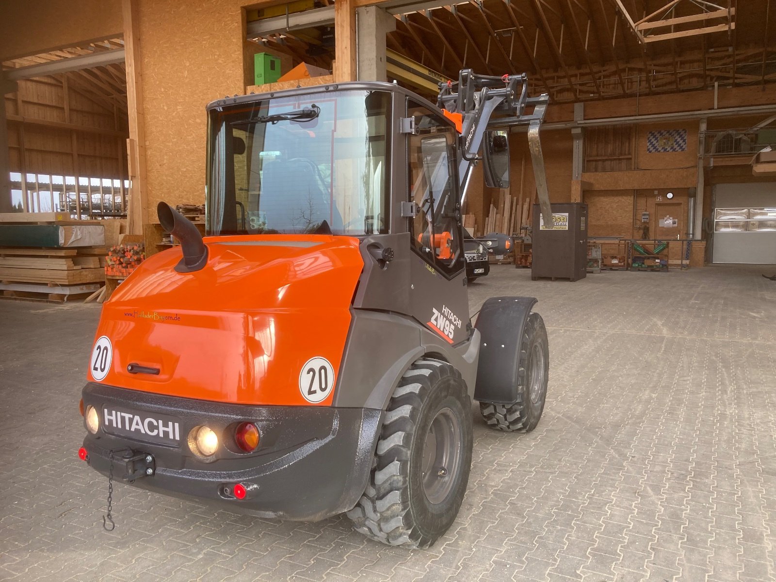 Radlader za tip Hitachi ZW95, Gebrauchtmaschine u obertaufkirchen (Slika 4)