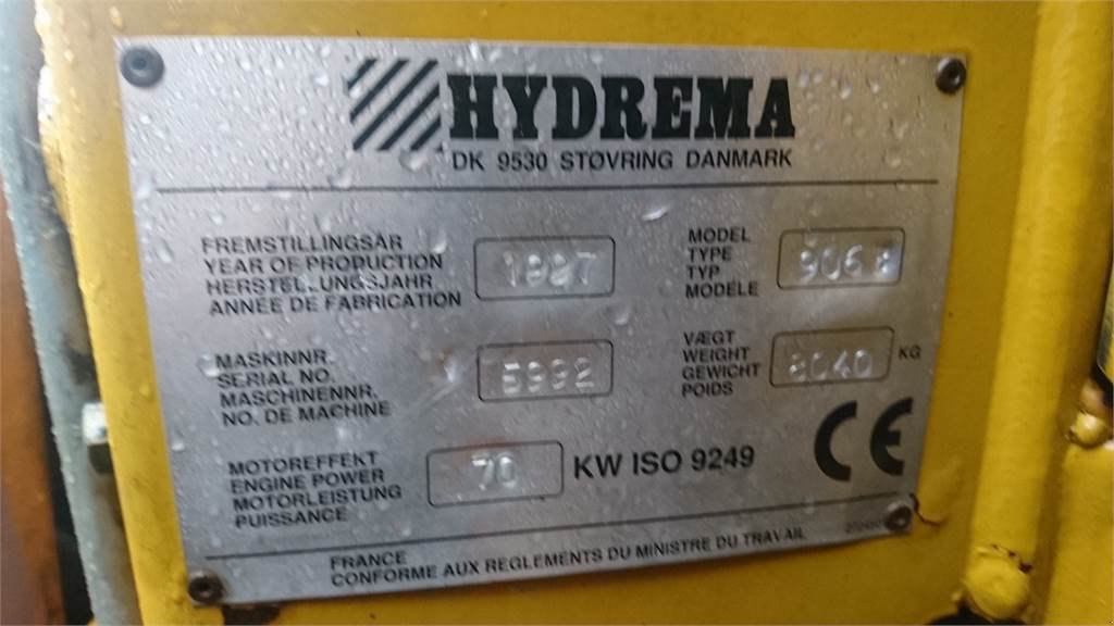 Radlader a típus Hydrema 906B, Gebrauchtmaschine ekkor: Hemmet (Kép 4)