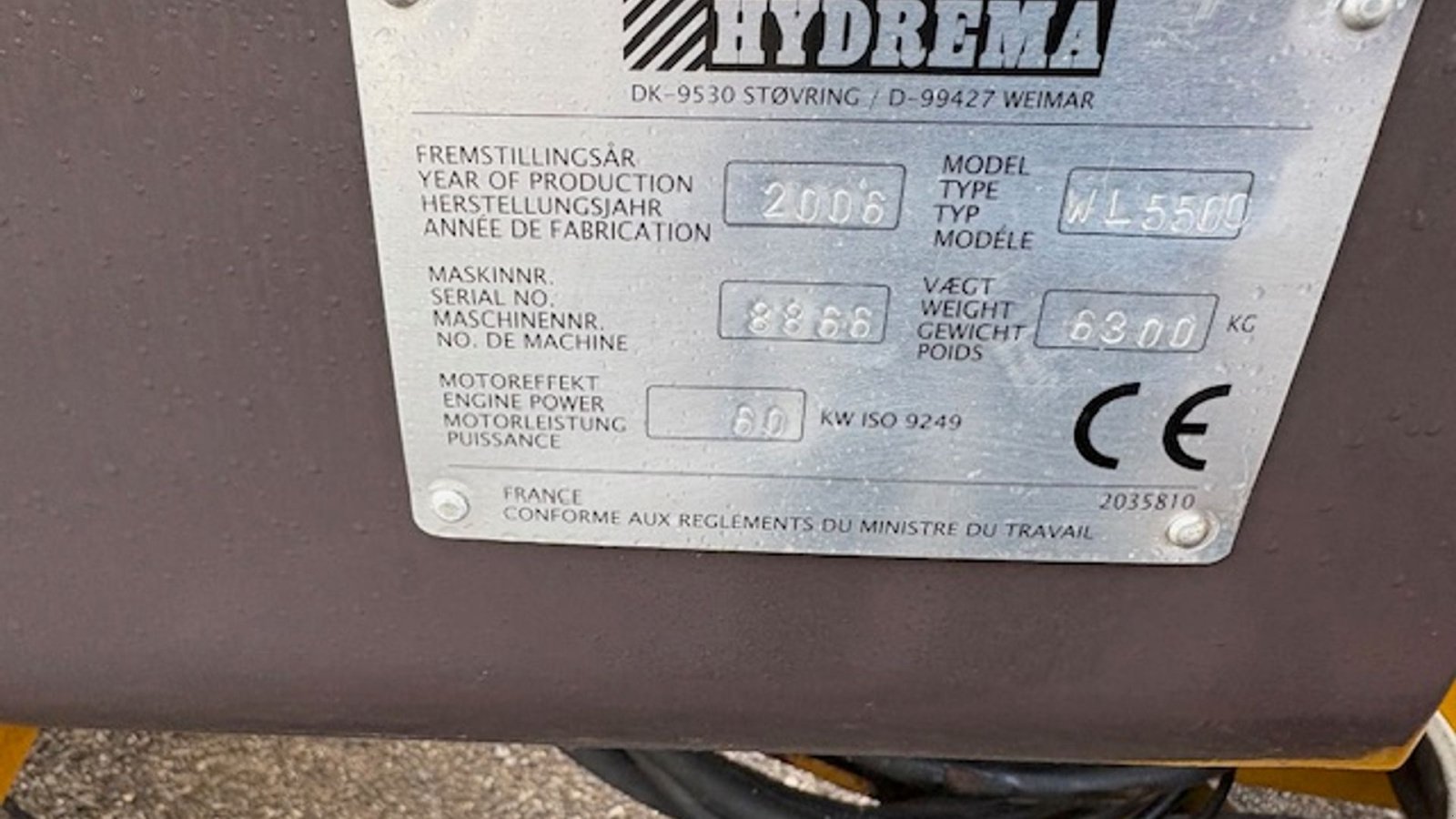 Radlader του τύπου Hydrema Wl 550C HYDRAULISK SKIFT, SKOVL OG GAFLER, Gebrauchtmaschine σε Dronninglund (Φωτογραφία 9)