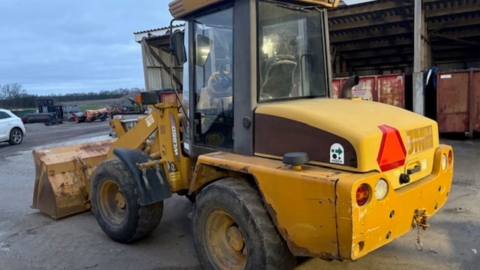 Radlader typu Hydrema Wl 550C M. SKOVL OG GAFLER, Gebrauchtmaschine v Dronninglund (Obrázok 1)