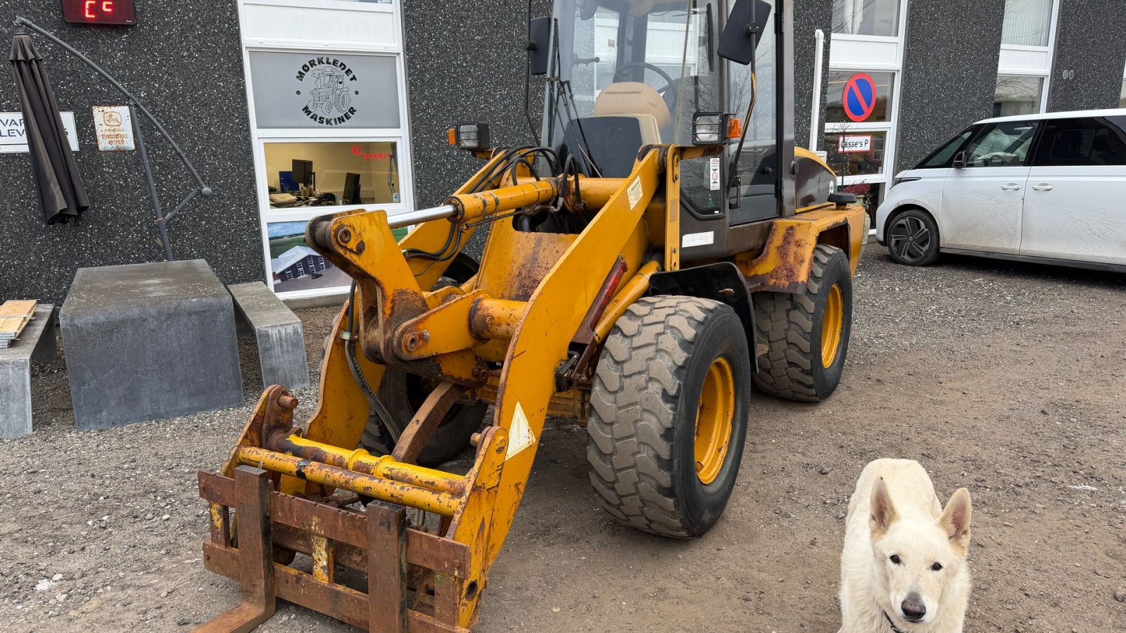 Radlader a típus Hydrema Wl 550C M. SKOVL OG GAFLER, Gebrauchtmaschine ekkor: Dronninglund (Kép 1)