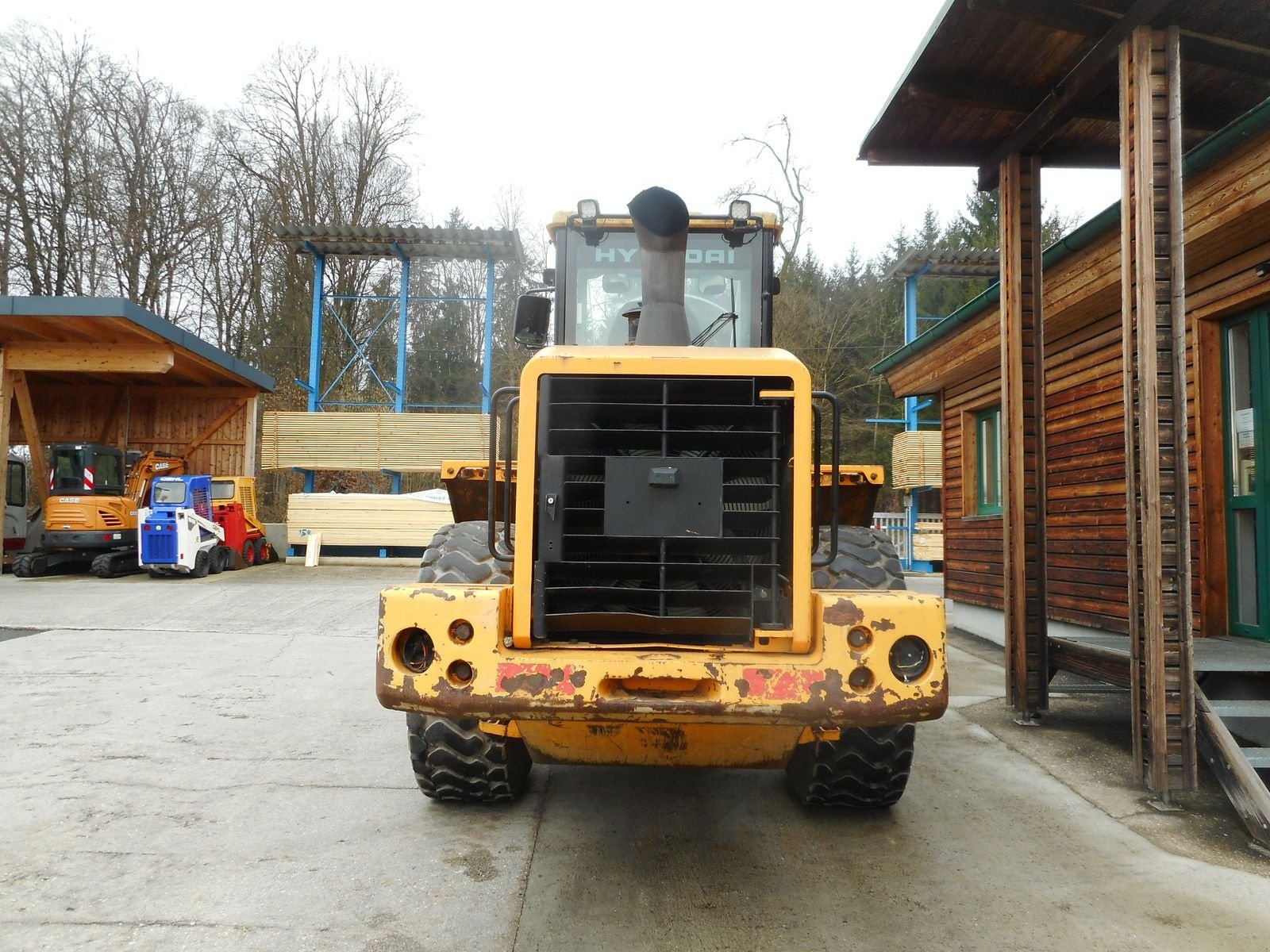 Radlader des Typs Hyundai HL740-7 mit Hochkippschaufel u. Volvo SW, Gebrauchtmaschine in St. Nikolai ob Draßling (Bild 3)
