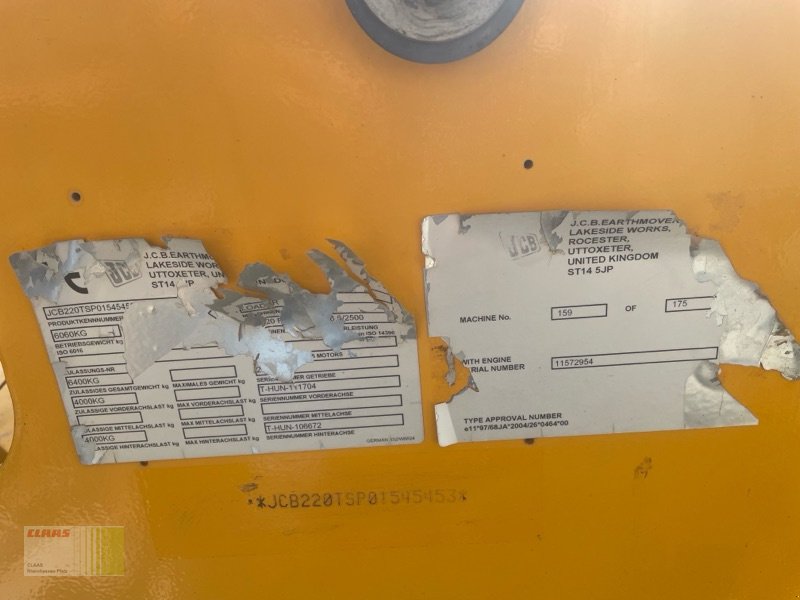 Radlader of the type JCB 220 T, Gebrauchtmaschine in Reinheim (Picture 11)