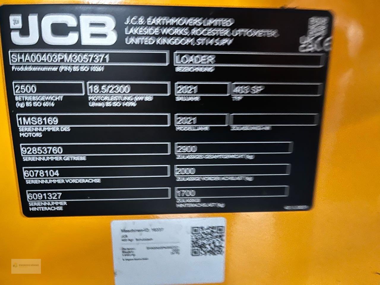 Radlader типа JCB 403 Agri  Schutzdach, Gebrauchtmaschine в Uelsen (Фотография 14)