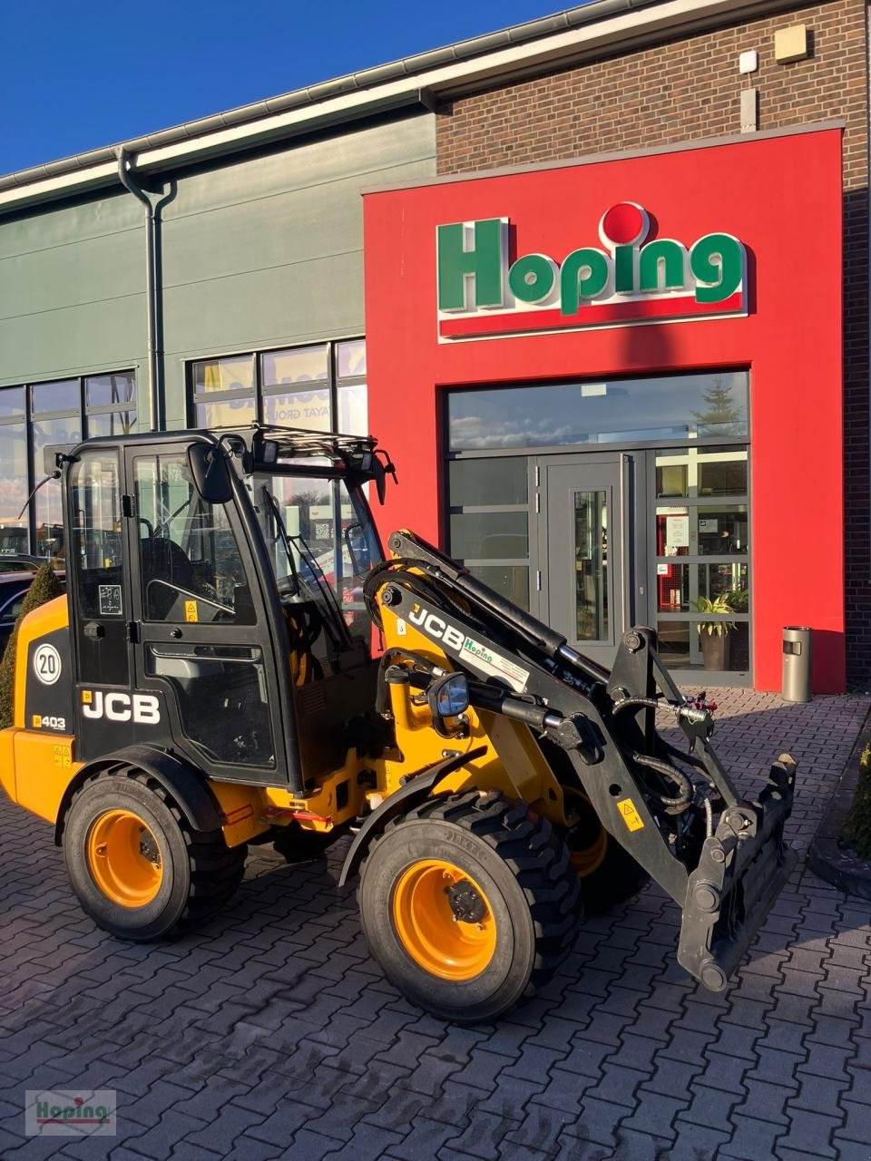 Radlader des Typs JCB 403 (Kabine), Gebrauchtmaschine in Bakum (Bild 1)