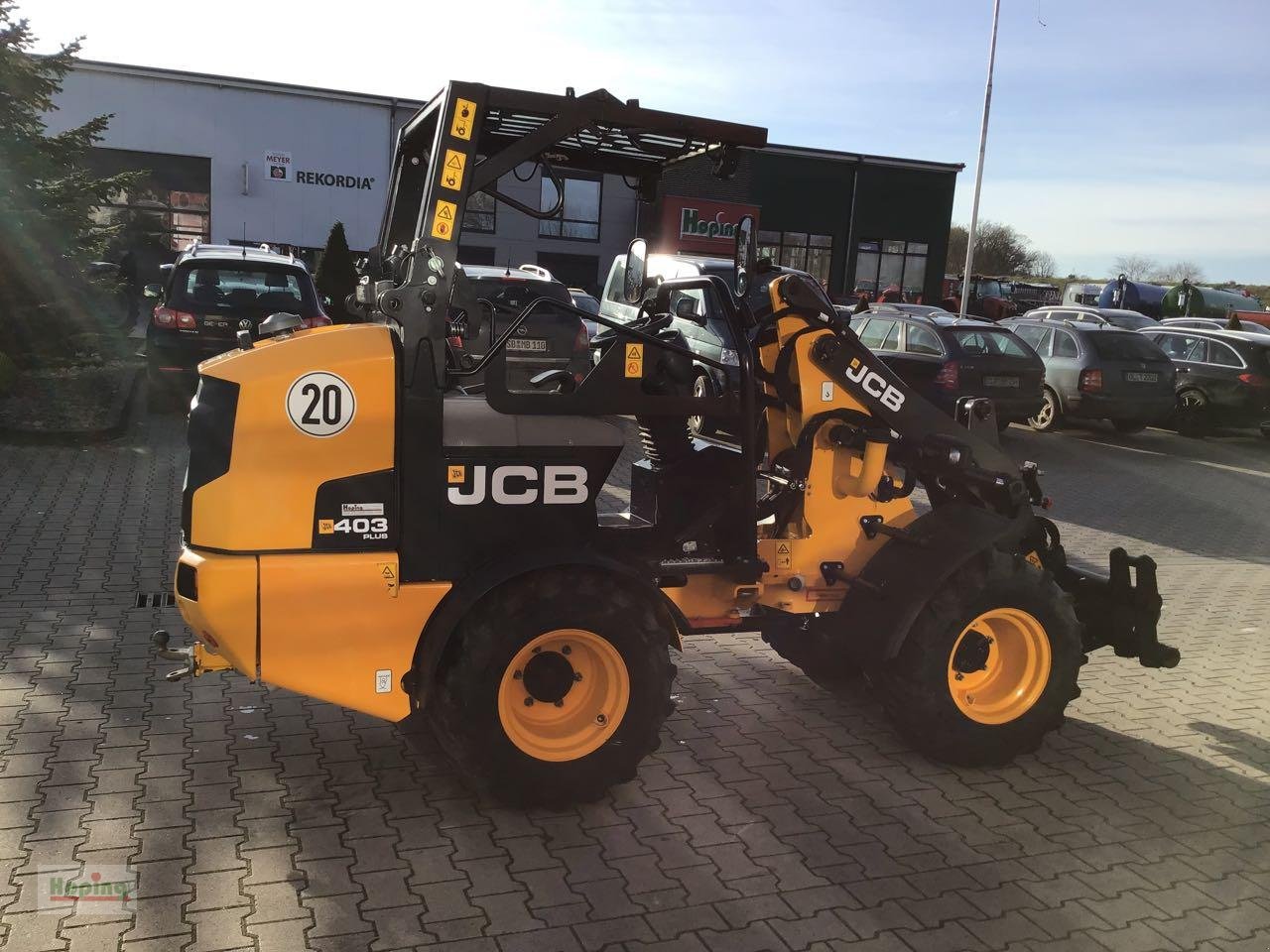 Radlader typu JCB 403 (Klappdach/Plus), Mietmaschine v Bakum (Obrázek 3)