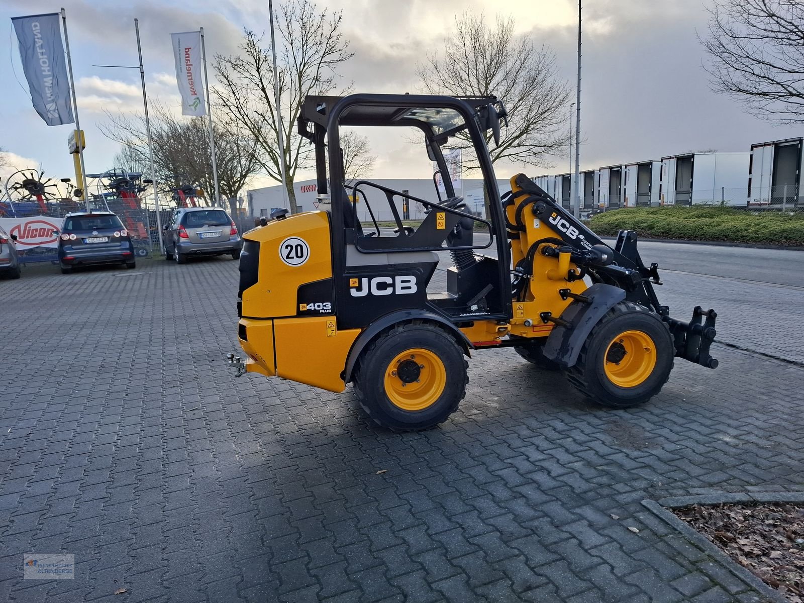 Radlader of the type JCB 403 Plus Agri mit Schutzdach, Gebrauchtmaschine in Altenberge (Picture 5)