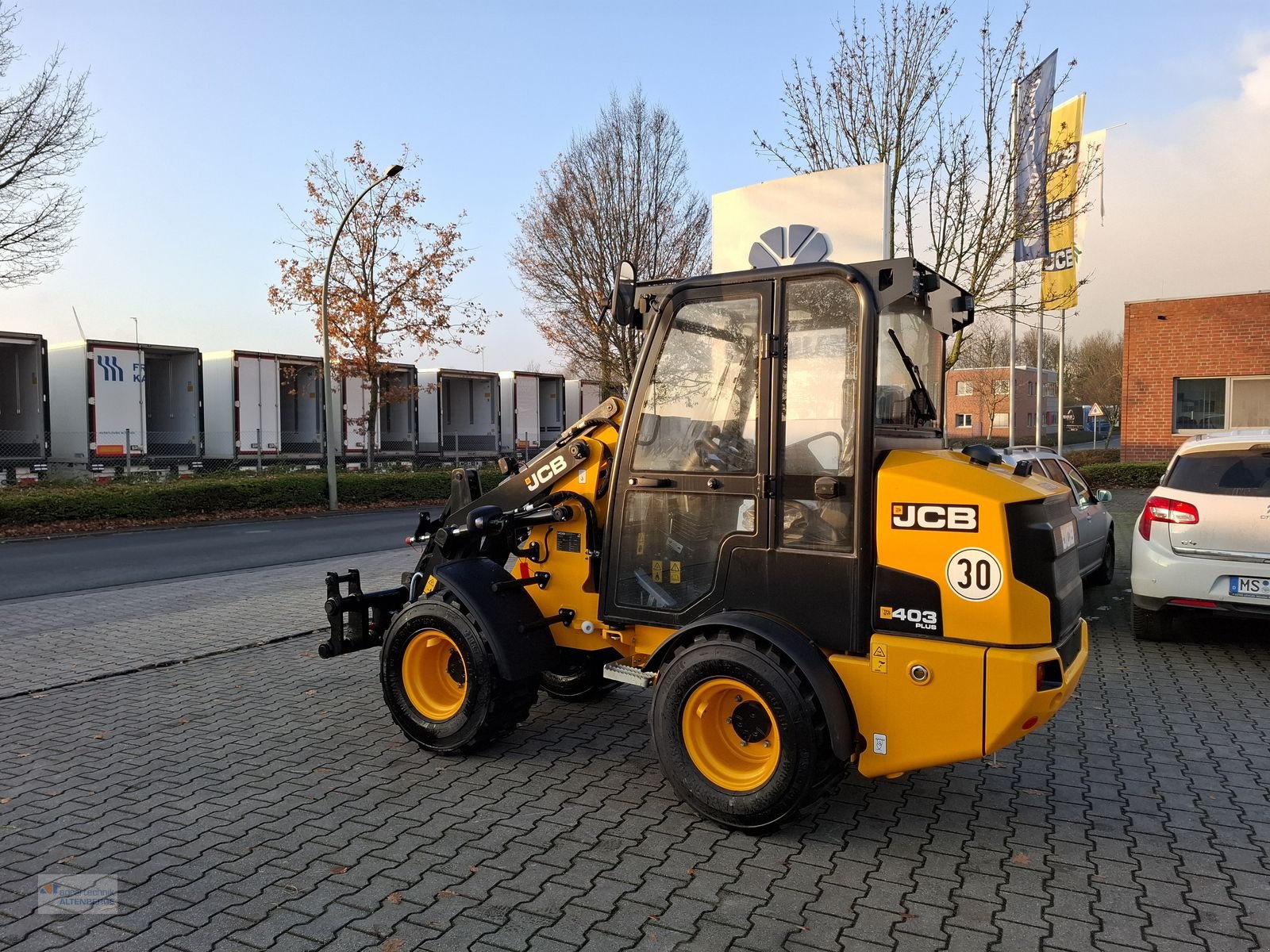 Radlader типа JCB 403 Plus mit Kabine, Vorführmaschine в Altenberge (Фотография 10)