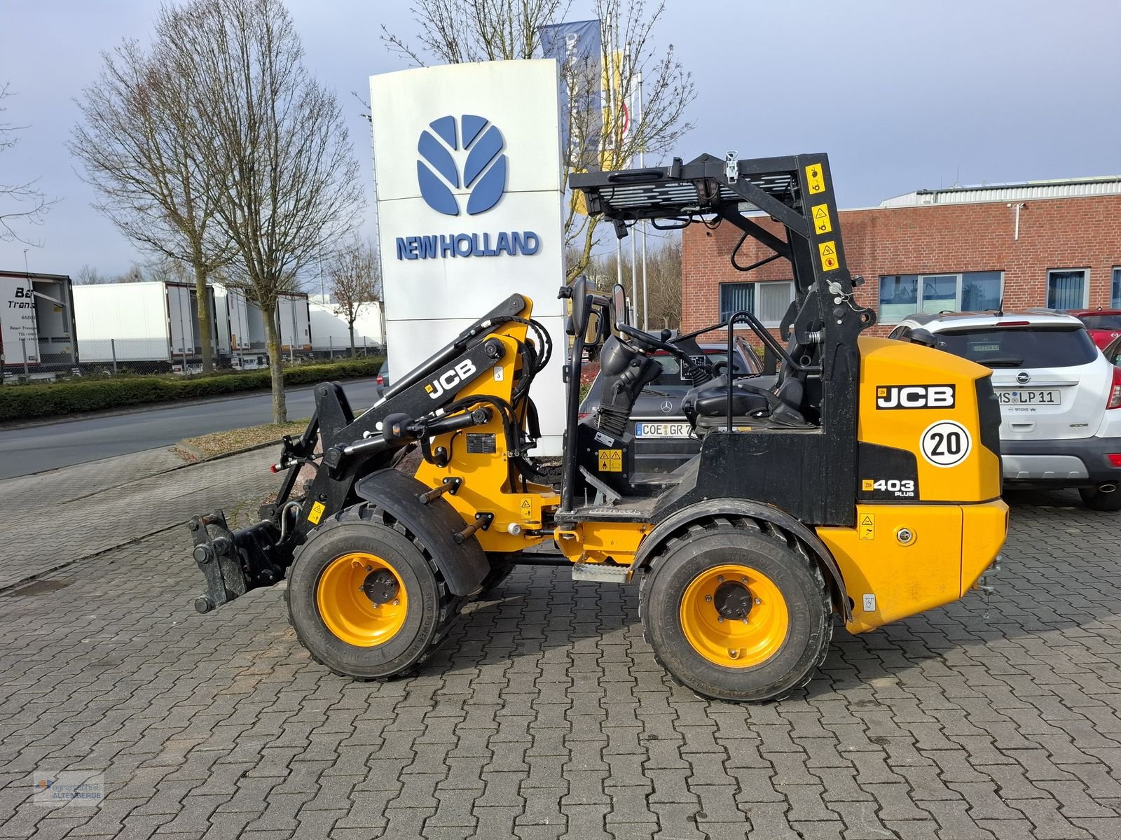 Radlader van het type JCB 403 Plus mit Klappdach, Vorführmaschine in Altenberge (Foto 11)