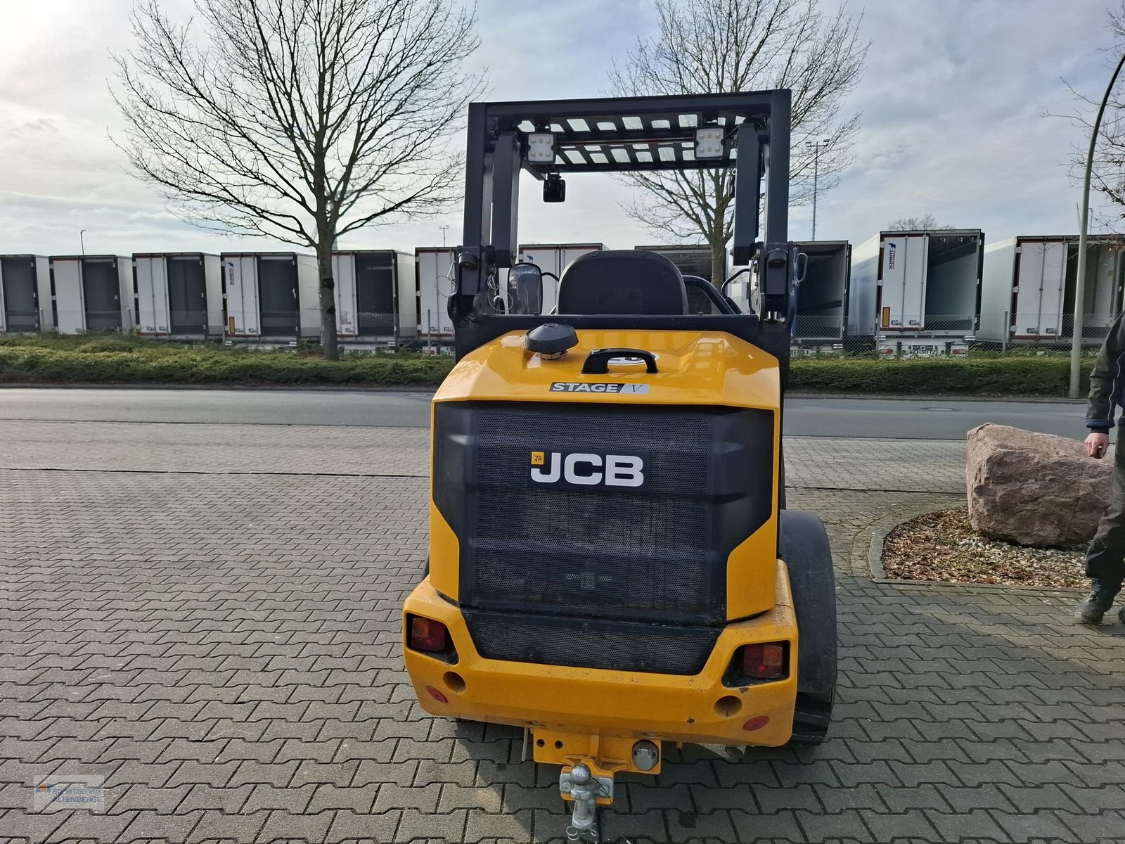 Radlader van het type JCB 403 Plus mit Klappdach, Vorführmaschine in Altenberge (Foto 9)