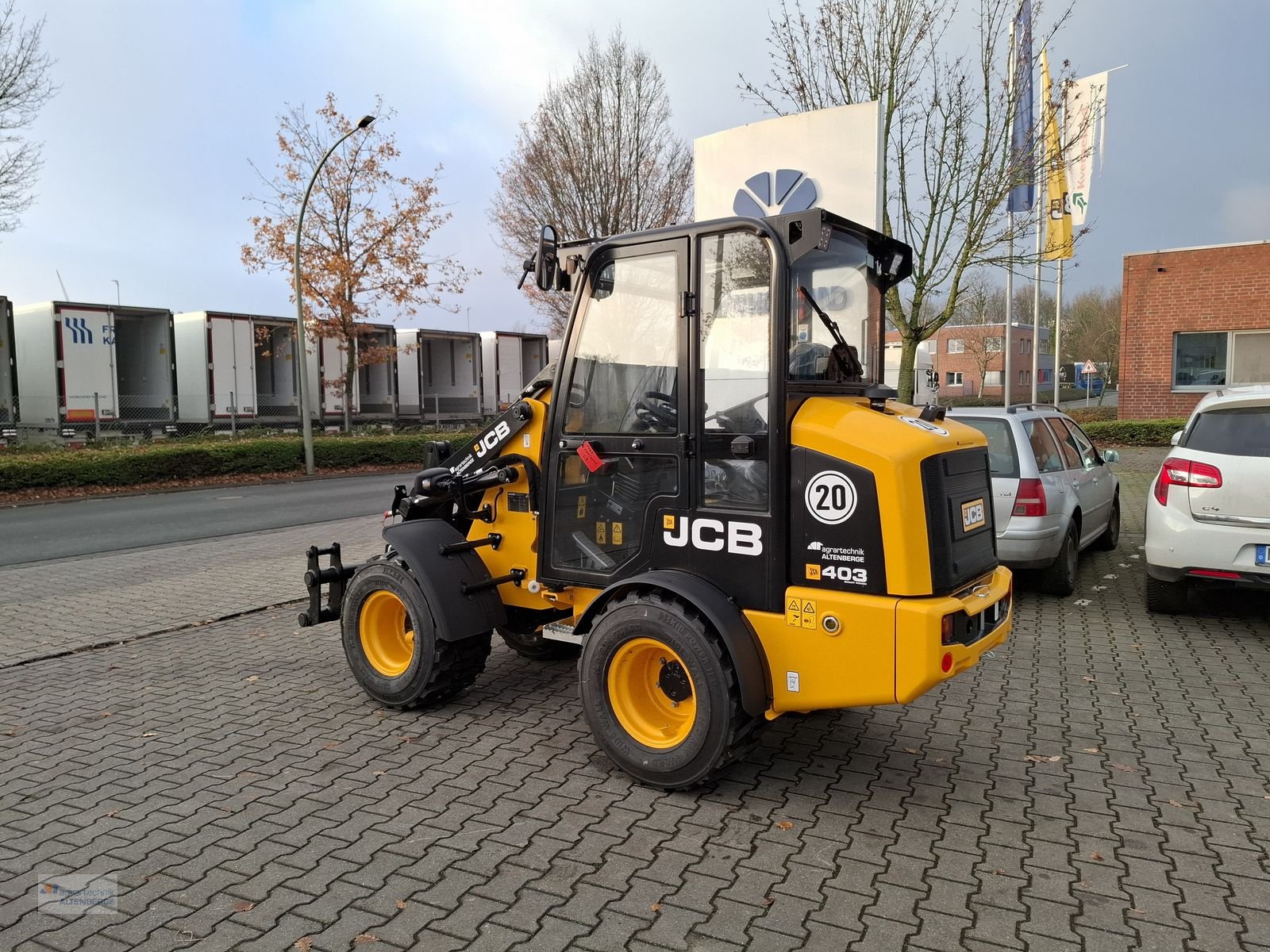 Radlader типа JCB 403 Smart Power mit Kabine, Vorführmaschine в Altenberge (Фотография 8)