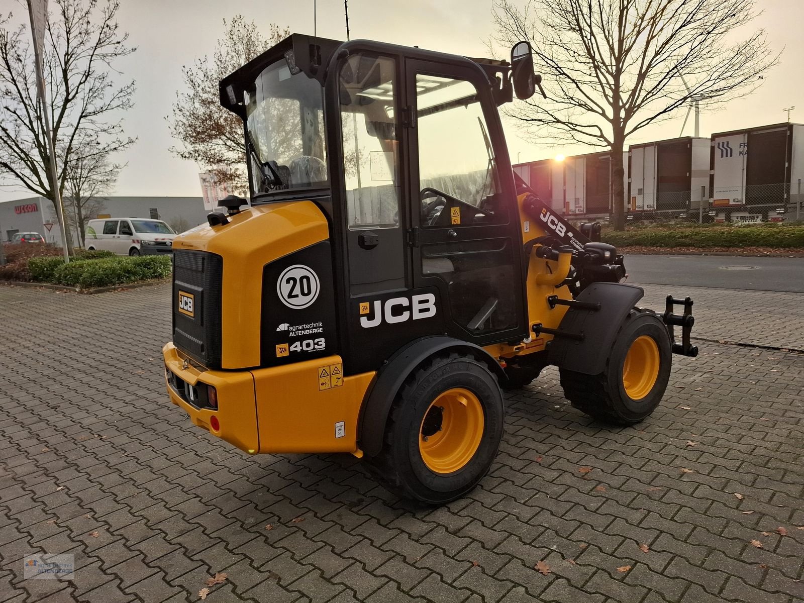 Radlader типа JCB 403 Smart Power mit Kabine, Vorführmaschine в Altenberge (Фотография 5)