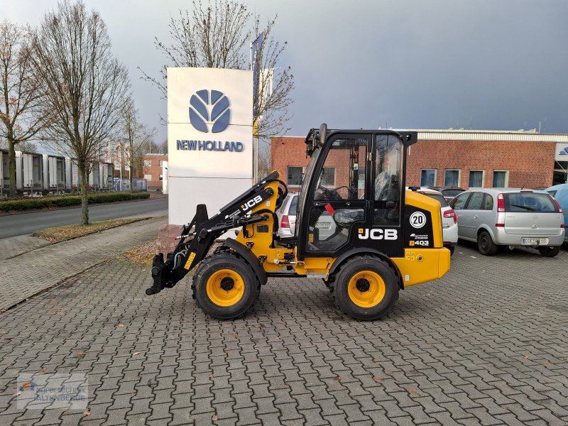 Radlader des Typs JCB 403 Smart Power mit Kabine, Vorführmaschine in Altenberge (Bild 1)