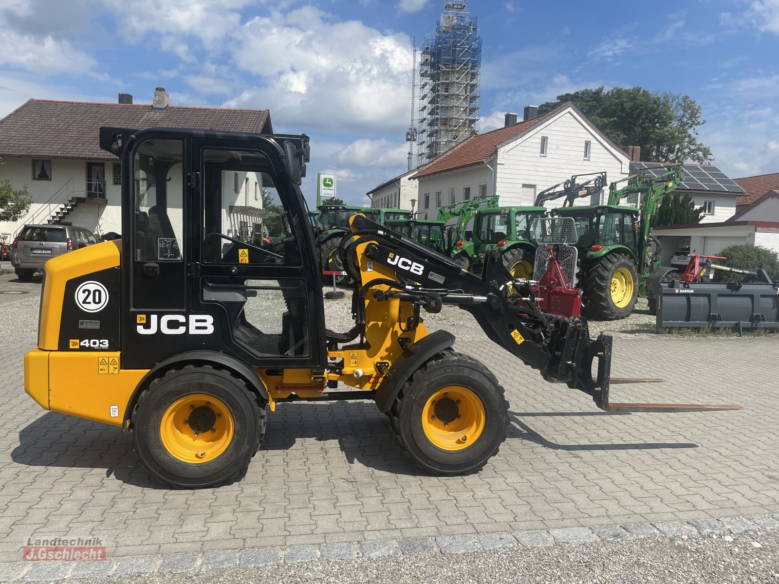 Radlader of the type JCB 403 Smart Power, Gebrauchtmaschine in Mühldorf (Picture 7)