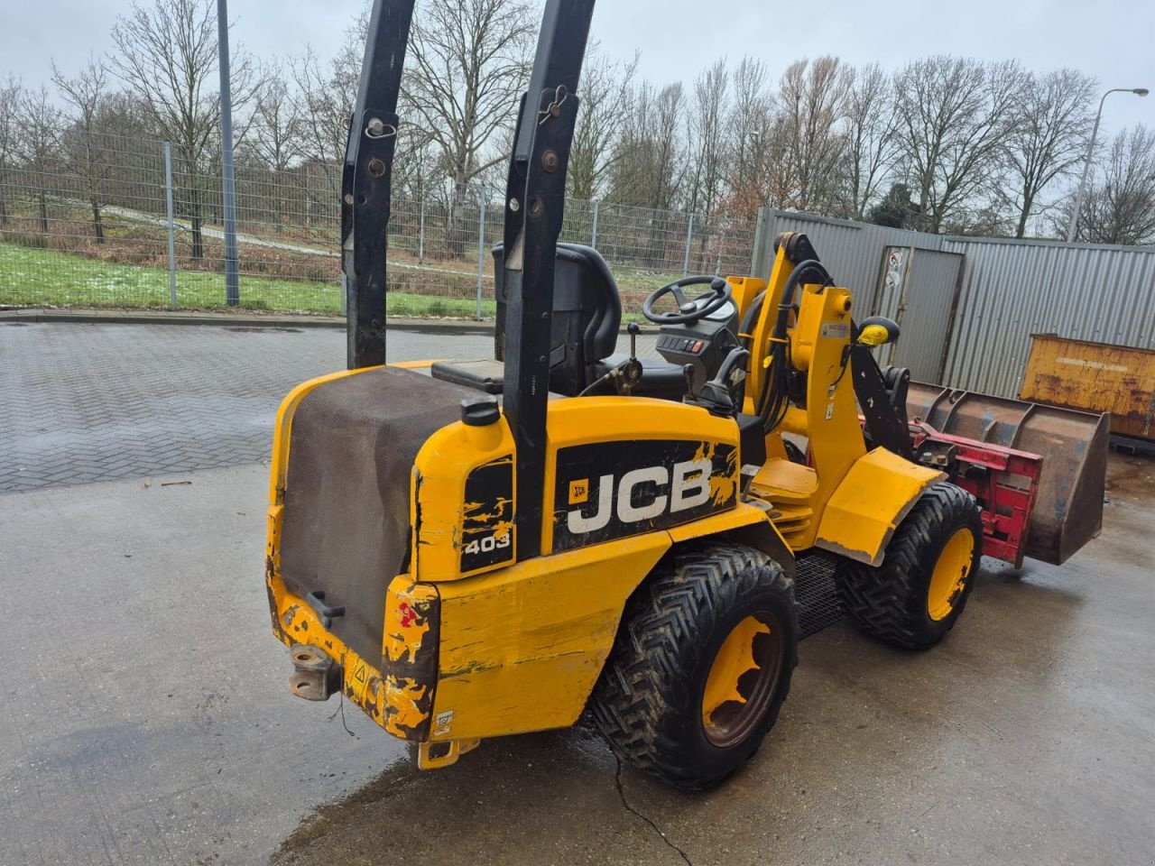 Radlader a típus JCB 403 WLS shovel met bak en vork, Gebrauchtmaschine ekkor: Roermond (Kép 8)