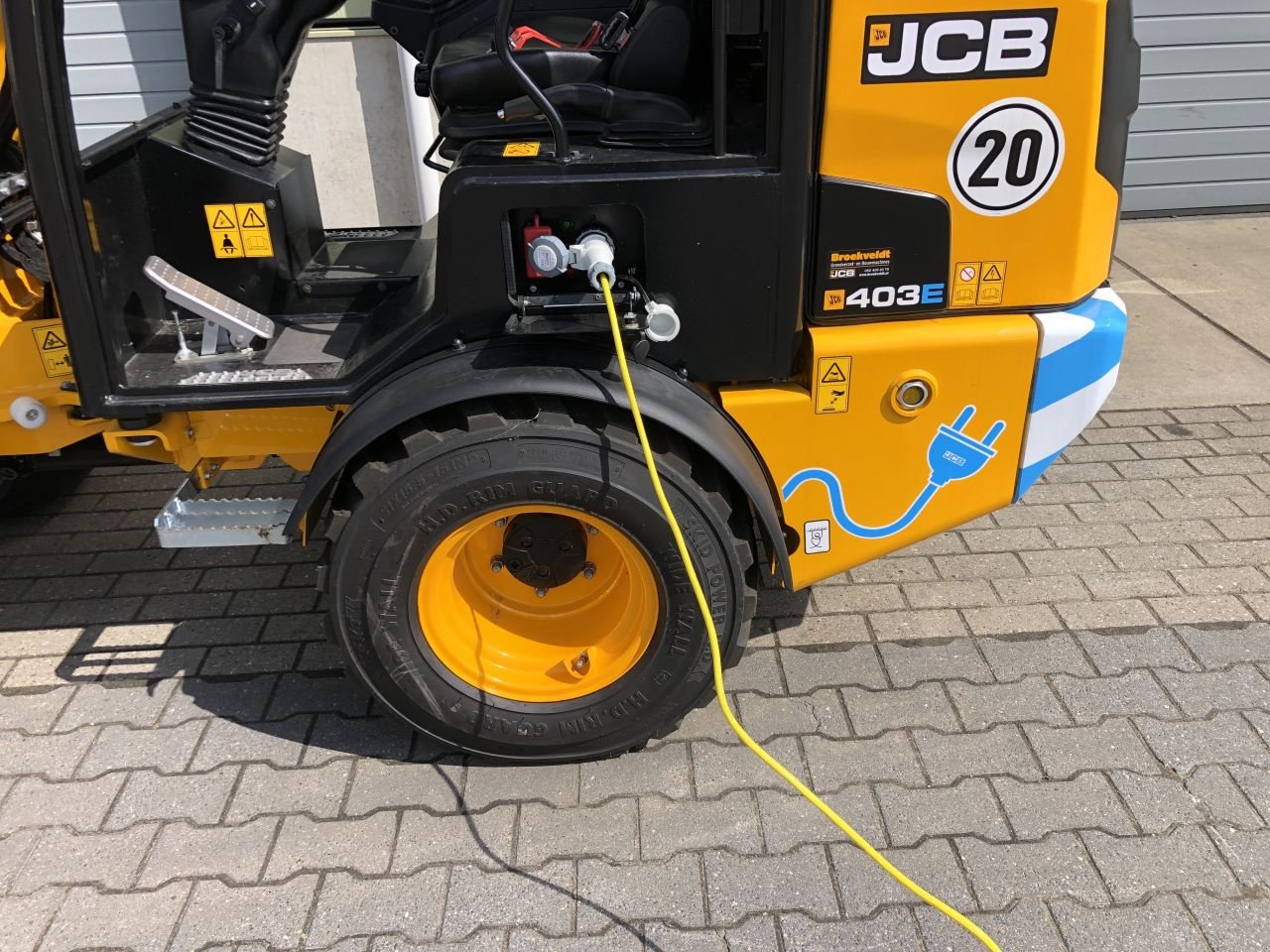 Radlader tip JCB 403E Elektrische wiellader, Gebrauchtmaschine in Tynaarlo (Poză 11)