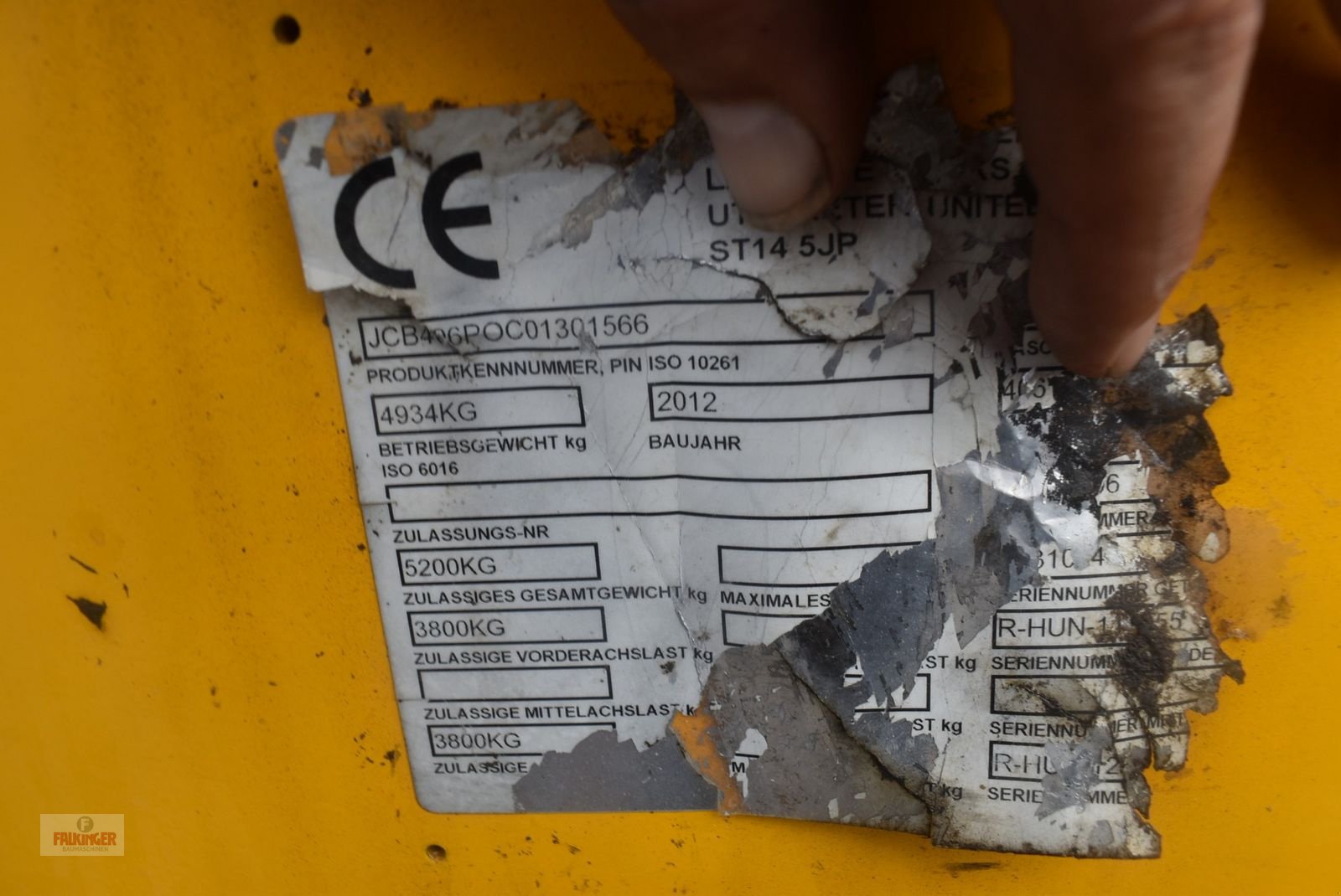 Radlader Türe ait JCB 406, Gebrauchtmaschine içinde Putzleinsdorf (resim 12)