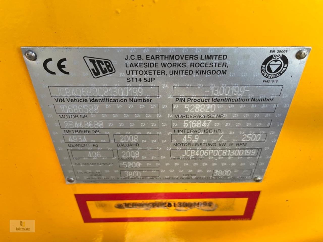 Radlader от тип JCB 406, Gebrauchtmaschine в Neuhof - Dorfborn (Снимка 11)