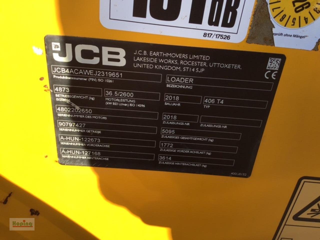 Radlader des Typs JCB 406, Gebrauchtmaschine in Bakum (Bild 10)