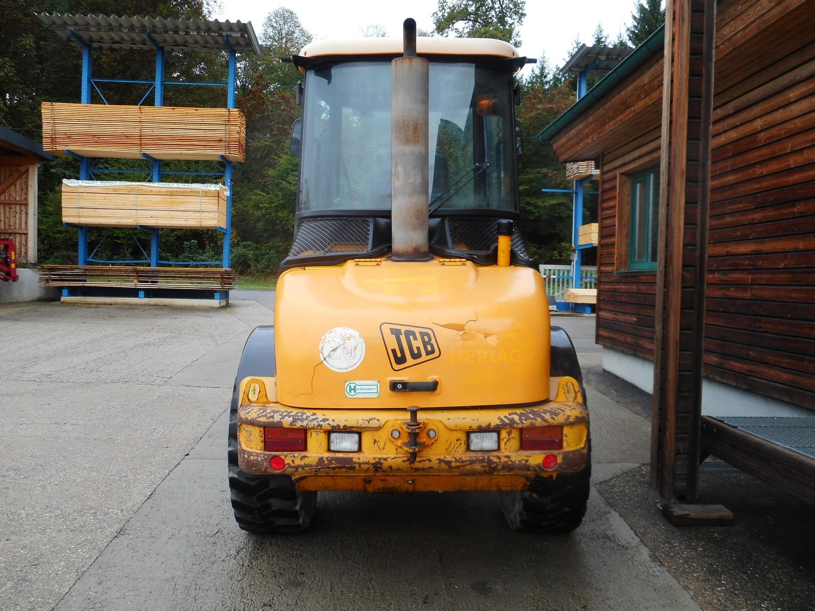 Radlader typu JCB 407 ( 5.400kg ) mit Schaufel + Gabel, Gebrauchtmaschine v St. Nikolai ob Draßling (Obrázek 3)