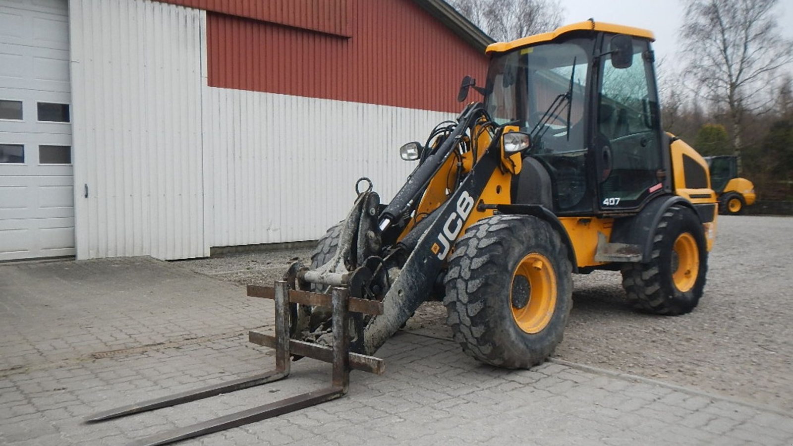 Radlader Türe ait JCB 407, Gebrauchtmaschine içinde Aabenraa (resim 3)