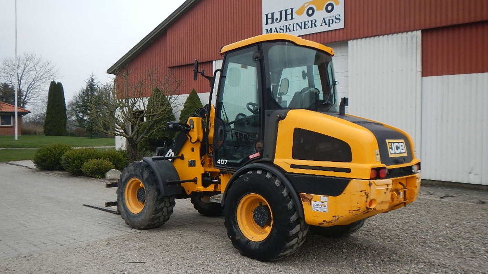 Radlader Türe ait JCB 407, Gebrauchtmaschine içinde Aabenraa (resim 5)