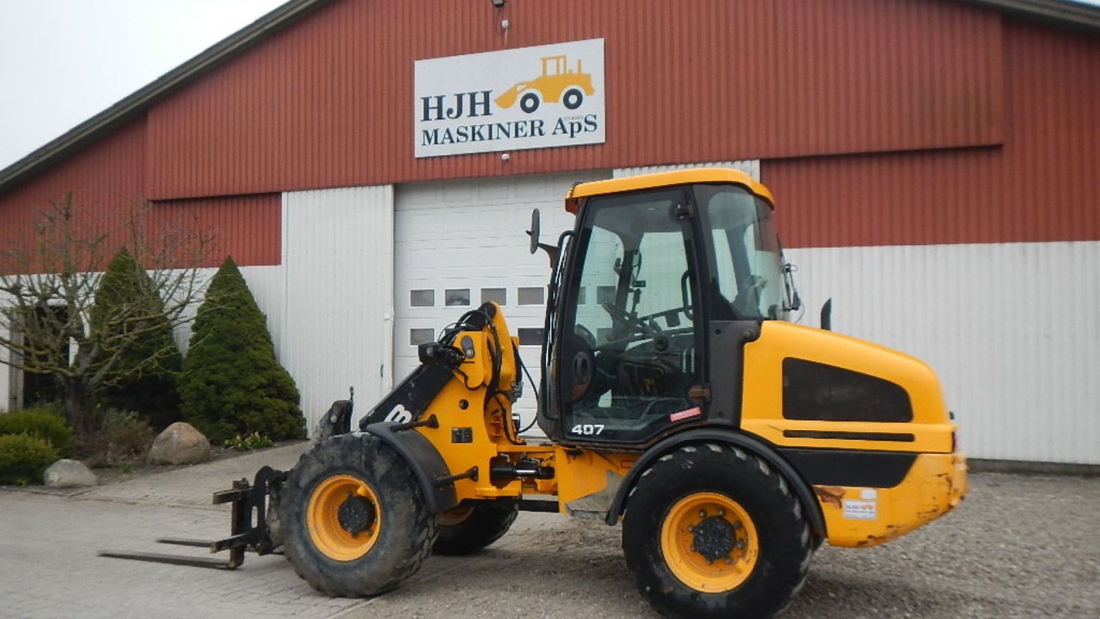 Radlader typu JCB 407, Gebrauchtmaschine w Aabenraa (Zdjęcie 2)