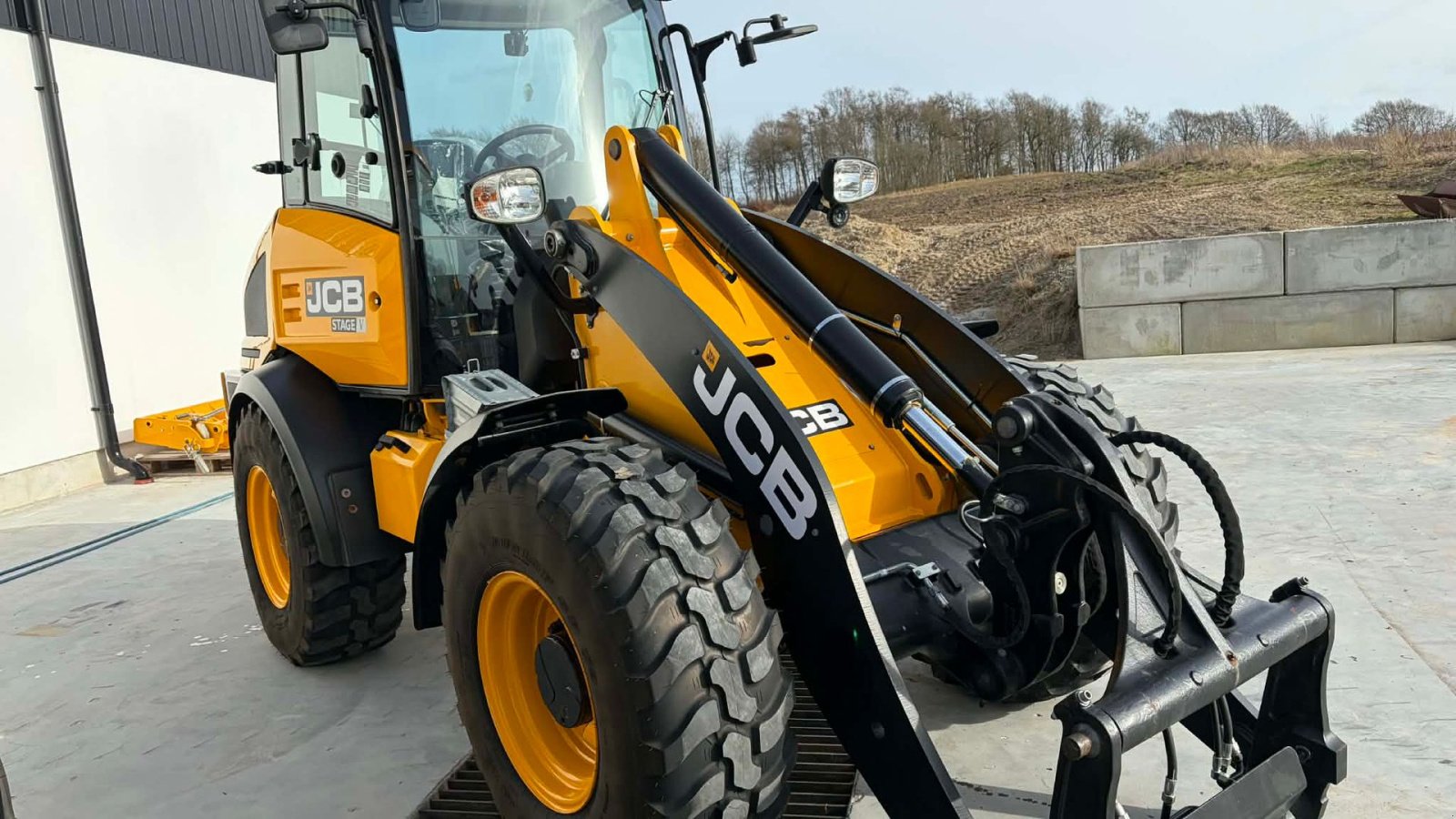 Radlader Türe ait JCB 409 Agri, Gebrauchtmaschine içinde Mariager (resim 4)