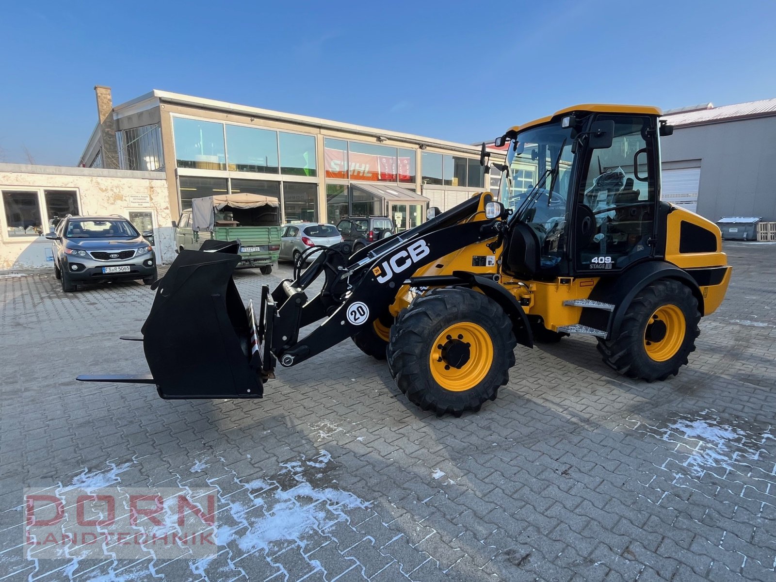 Radlader des Typs JCB 409 Agri, Neumaschine in Bruckberg (Bild 2)