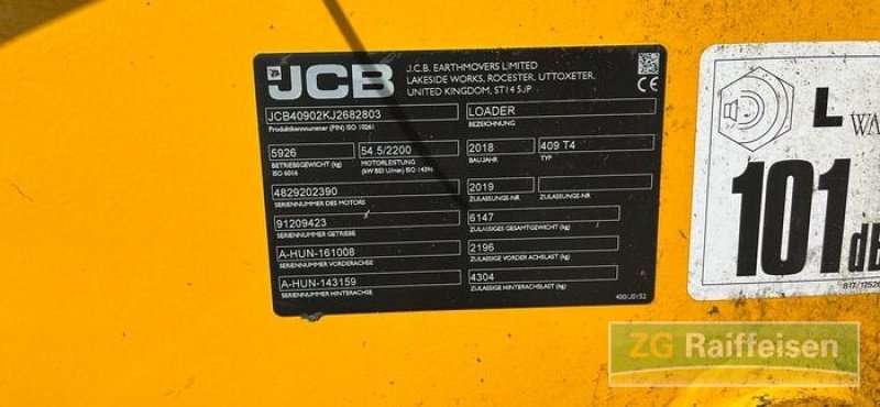 Radlader of the type JCB 409, Gebrauchtmaschine in Bühl (Picture 9)