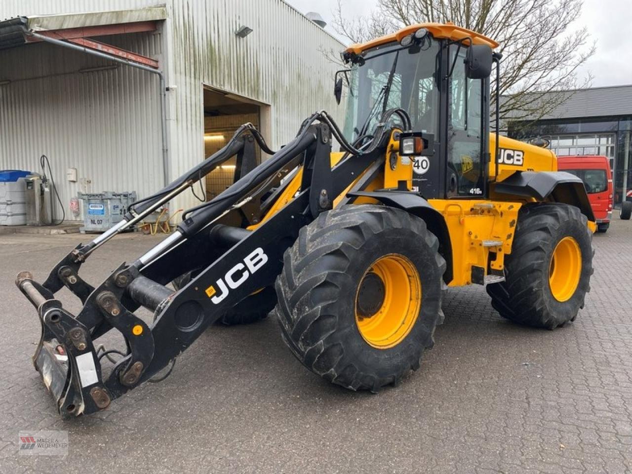 Radlader des Typs JCB 416S FARM MASTER 6-GANG / 165 PS, Gebrauchtmaschine in Oyten (Bild 1)