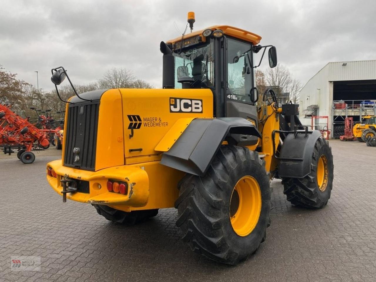Radlader des Typs JCB 416S FARM MASTER 6-GANG / 165 PS, Gebrauchtmaschine in Oyten (Bild 4)