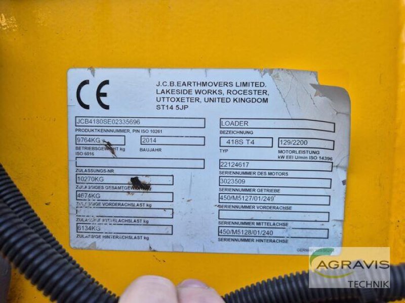 Radlader vrste JCB 418S, Gebrauchtmaschine v Beckum (Slika 24)