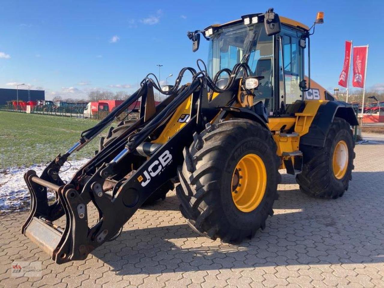Radlader des Typs JCB 419S AGRI, Gebrauchtmaschine in Oyten (Bild 1)