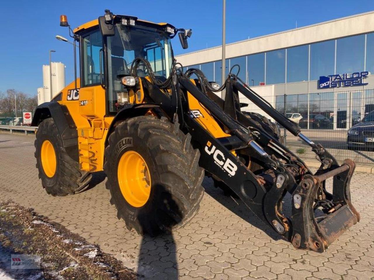 Radlader des Typs JCB 419S AGRI, Gebrauchtmaschine in Oyten (Bild 3)