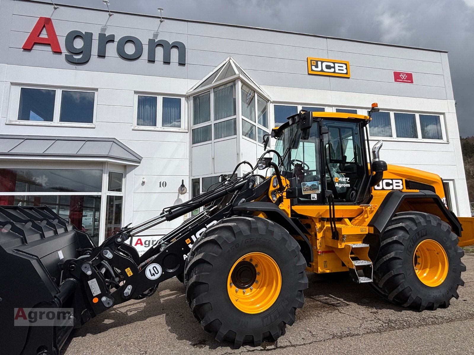 Radlader del tipo JCB 427 HT Agri, Neumaschine en Gesingen (Imagen 1)