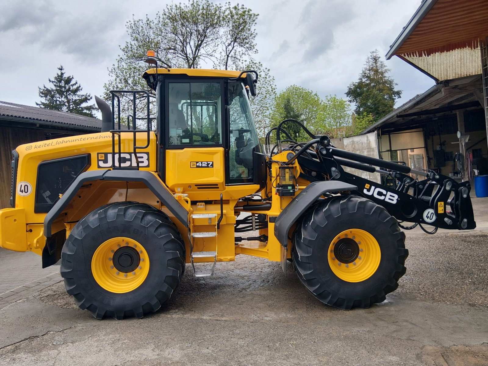 Radlader a típus JCB 427 HT Agri, Gebrauchtmaschine ekkor: Wörnitz (Kép 5)