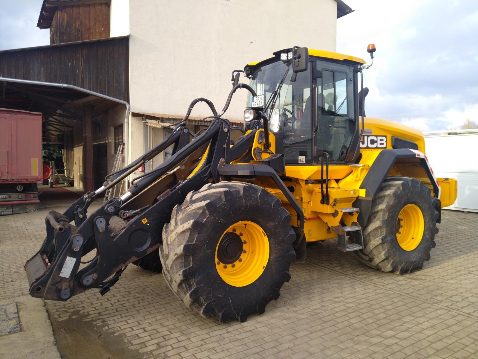 Radlader типа JCB 427, Gebrauchtmaschine в Schesslitz (Фотография 2)