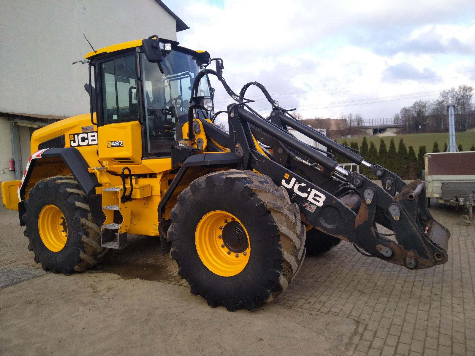 Radlader типа JCB 427, Gebrauchtmaschine в Schesslitz (Фотография 3)