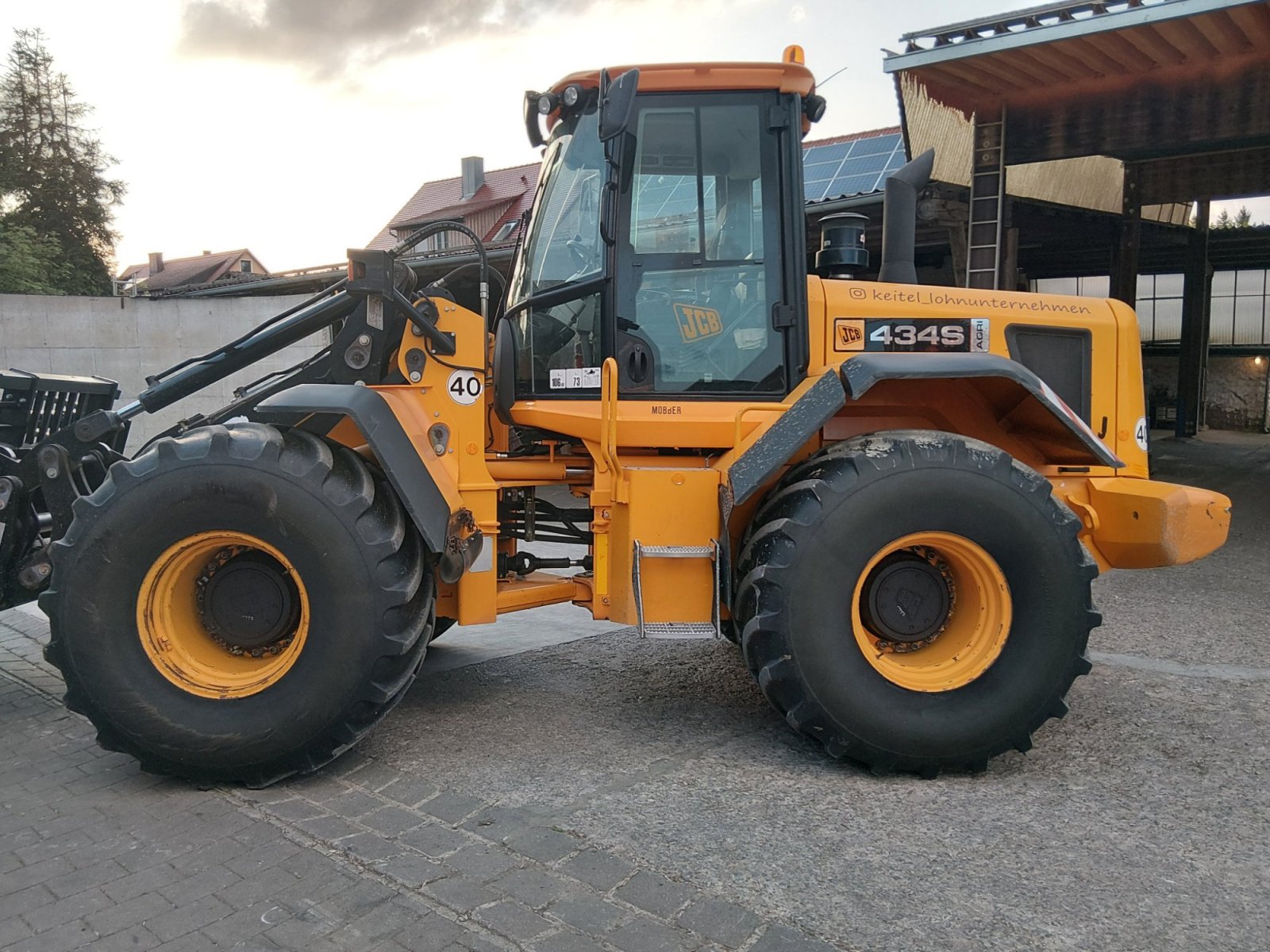 Radlader of the type JCB 434 S Agri, Gebrauchtmaschine in Wörnitz (Picture 2)