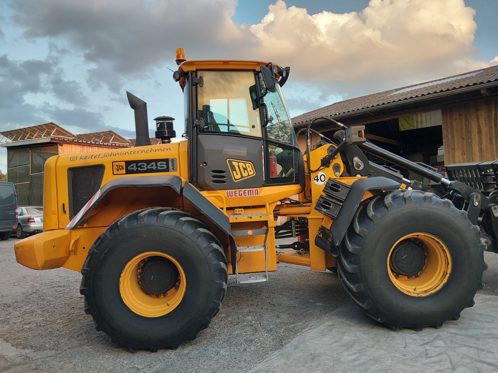 Radlader of the type JCB 434 S Agri, Gebrauchtmaschine in Wörnitz (Picture 10)