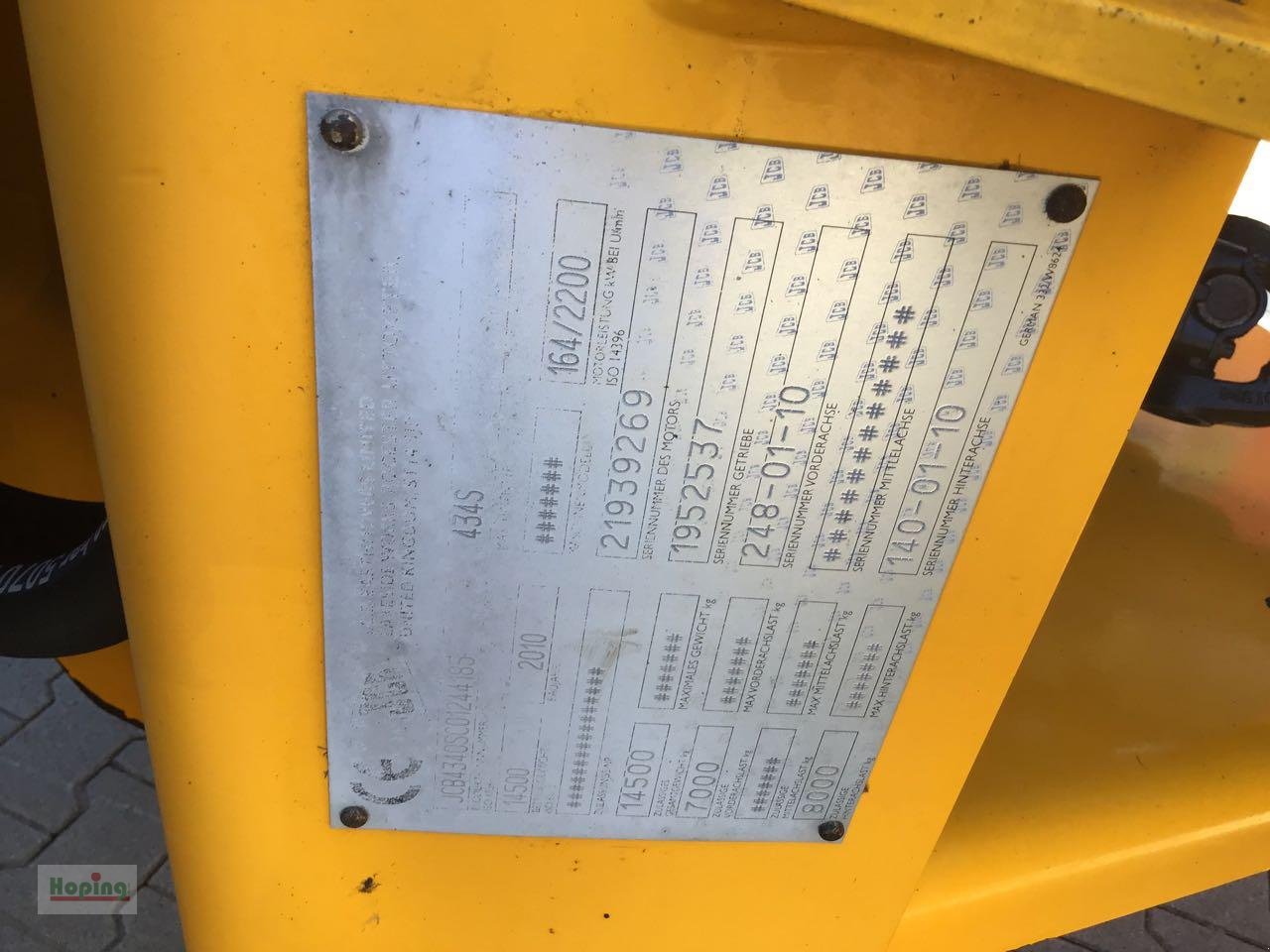 Radlader of the type JCB 434S, Gebrauchtmaschine in Bakum (Picture 16)