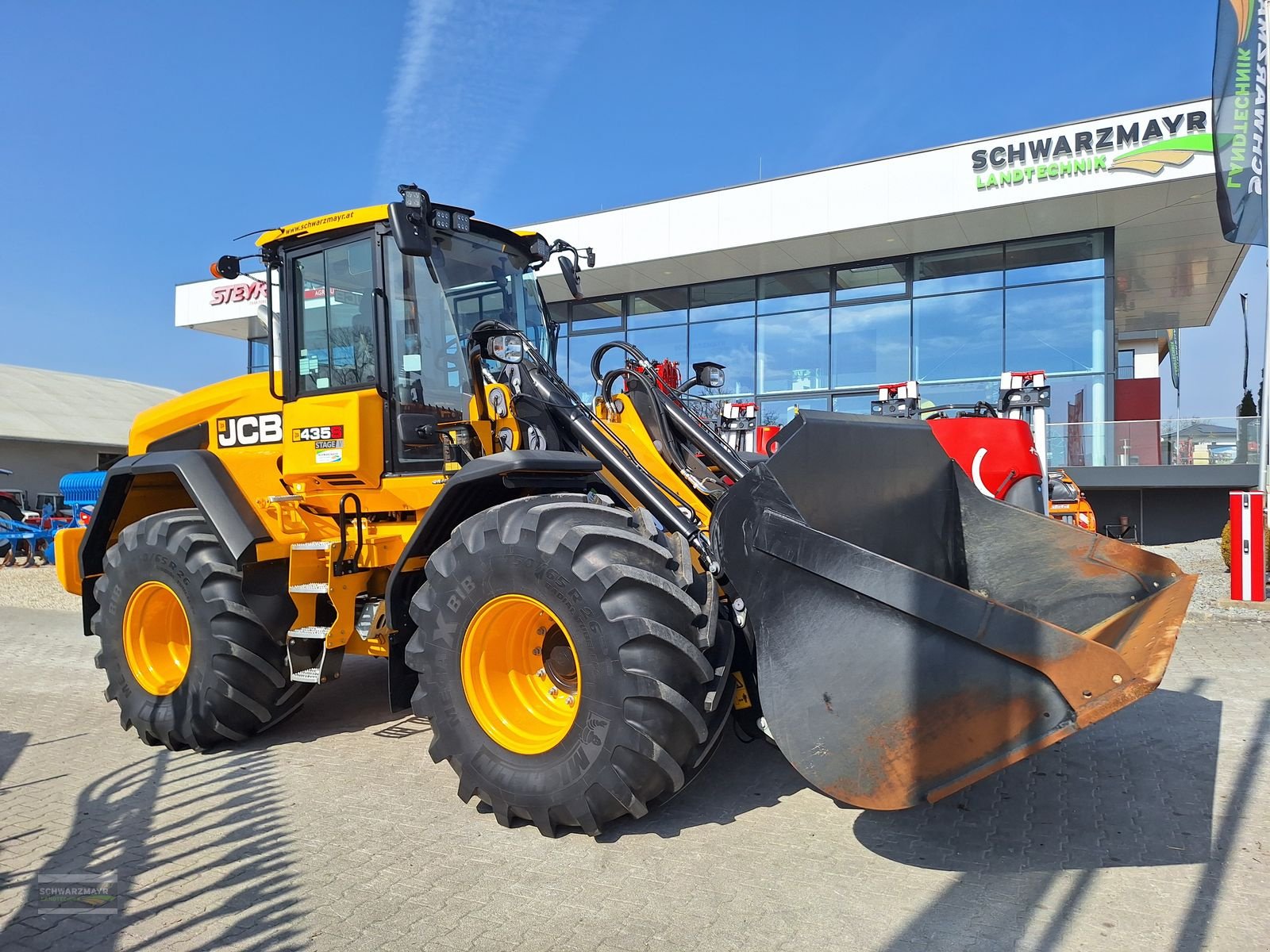 Radlader des Typs JCB 435S Radlader, Neumaschine in Aurolzmünster (Bild 1)
