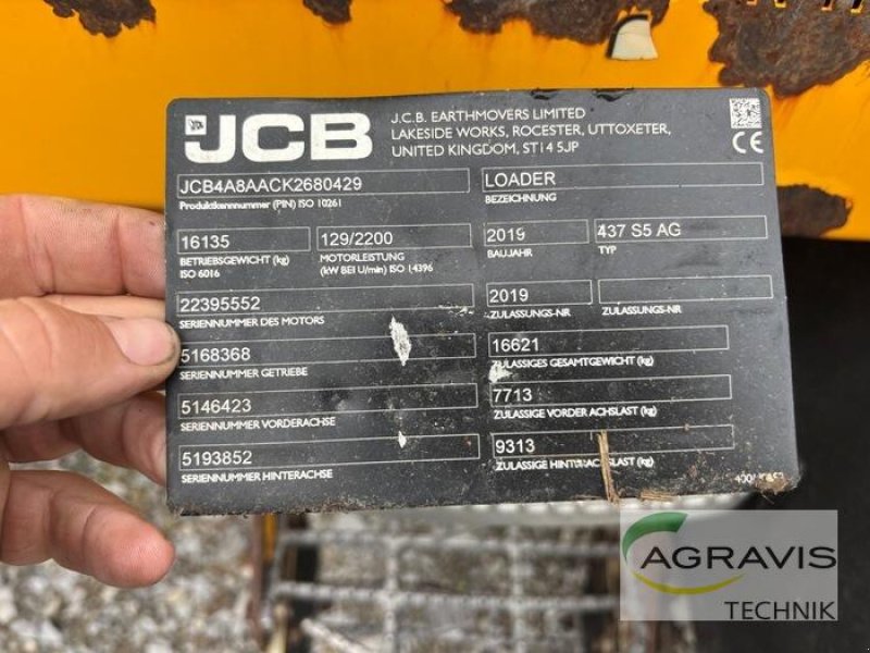 Radlader des Typs JCB 437 HT HL, Gebrauchtmaschine in Salzkotten (Bild 16)