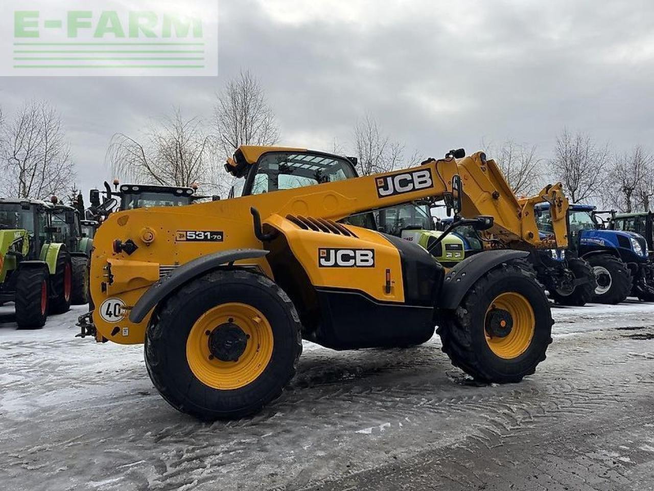 Radlader Türe ait JCB 531-70 agri - klimatyzacja / airconditioning, Gebrauchtmaschine içinde DAMAS?AWEK (resim 5)