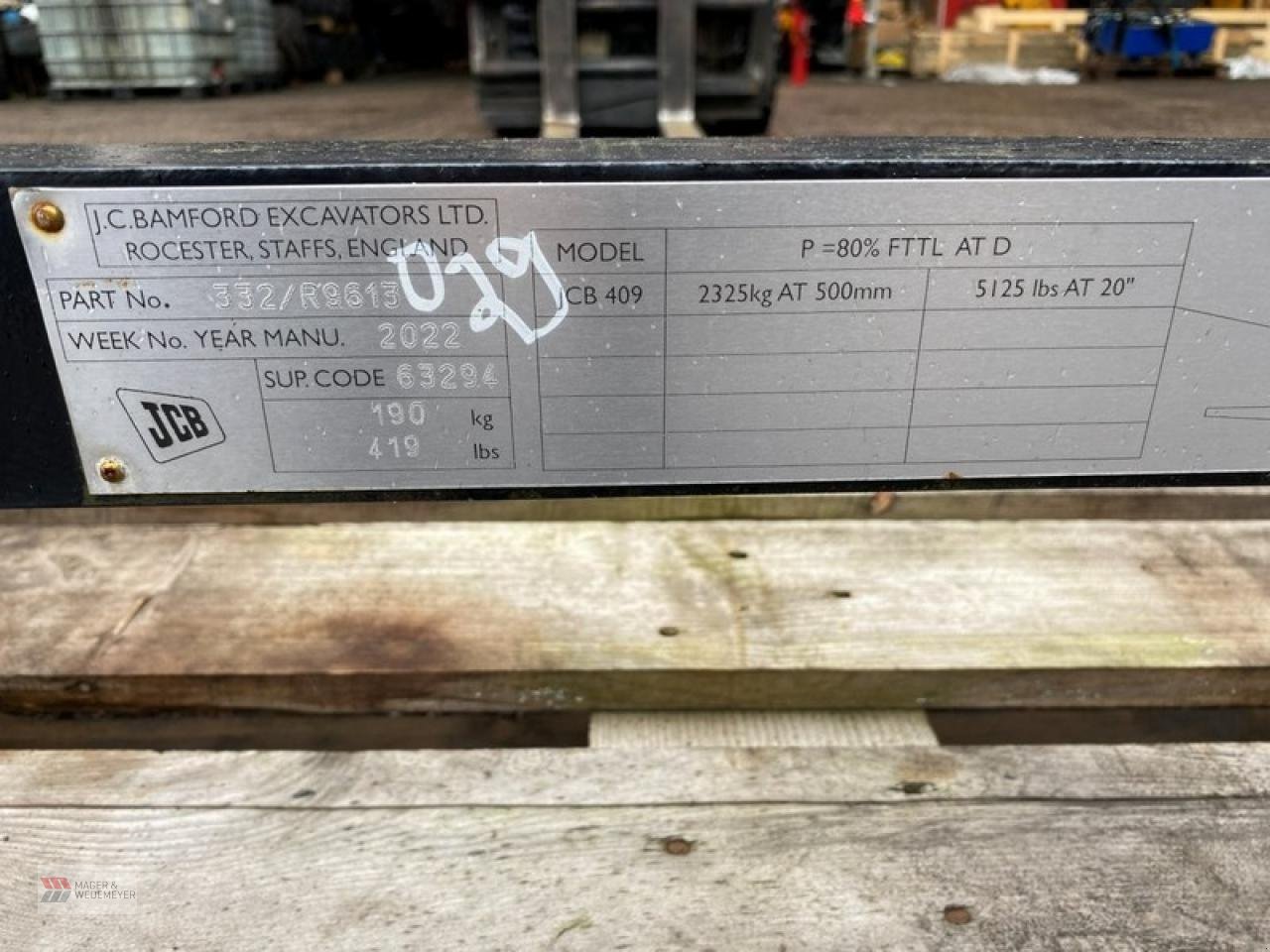 Radlader του τύπου JCB PALETTENGABEL ZETTELMEYER GROß, Gebrauchtmaschine σε Oyten (Φωτογραφία 5)