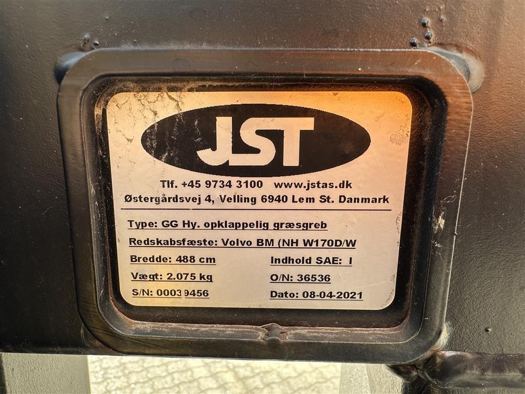 Radlader des Typs JST GRÆSGREB, Gebrauchtmaschine in Gjerlev J. (Bild 5)