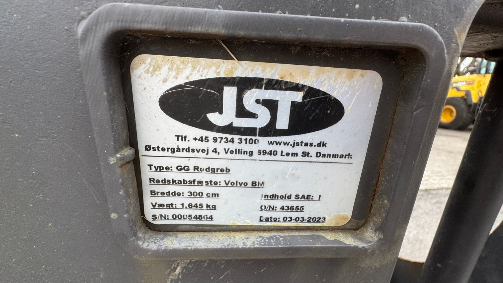 Radlader типа JST Rodgreb 300CM TIL VOLVO BM OPHÆNG!, Gebrauchtmaschine в Nørager (Фотография 7)