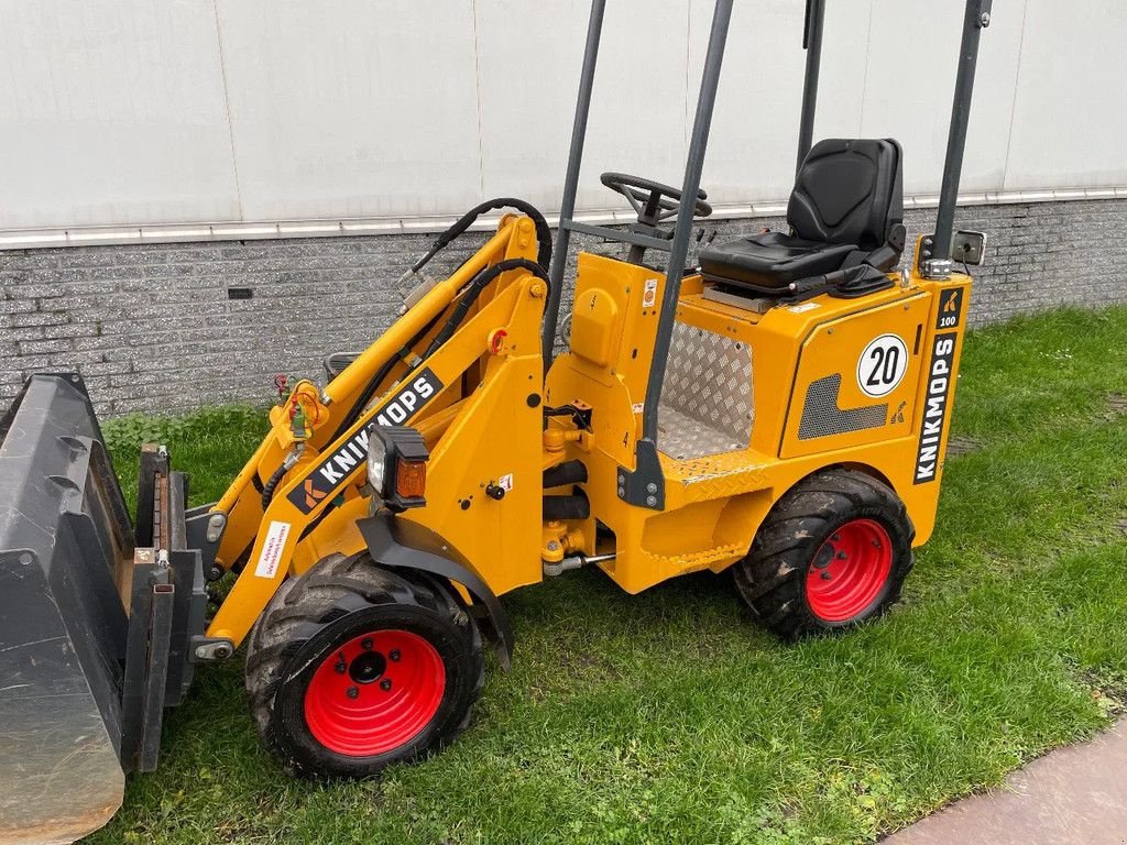 Radlader del tipo Knikmops 100 met bak en lepels wegverlichting 2022 slechts 273 uur, Gebrauchtmaschine en Kwintsheul (Imagen 2)