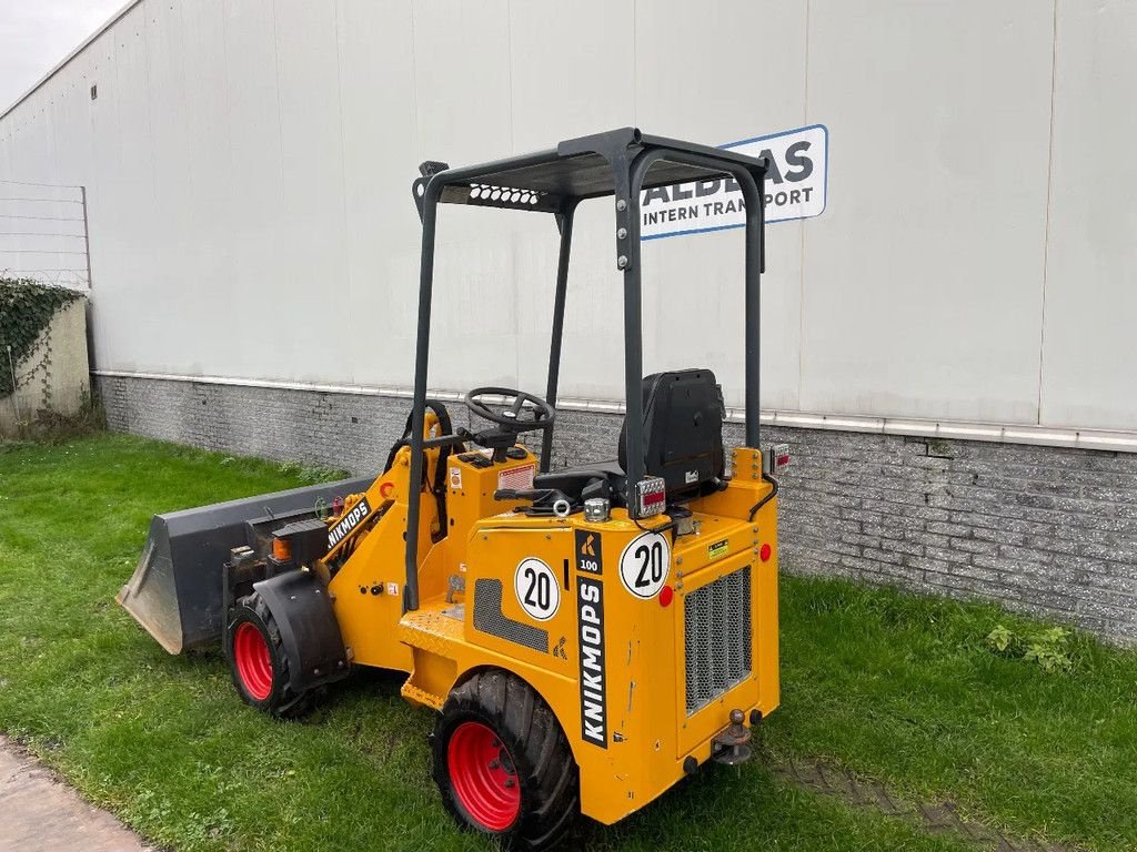 Radlader del tipo Knikmops 100 met bak en lepels wegverlichting 2022 slechts 273 uur, Gebrauchtmaschine en Kwintsheul (Imagen 4)